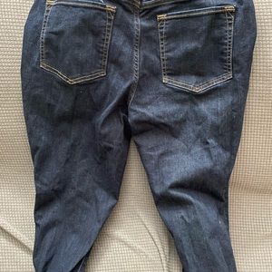 Eddie Bauer Slightly Curvy Boot Cut Dark Jeans